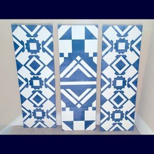 3-Piece wall art decor.